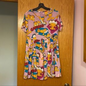 Lazy Oaf rare Garfield dress MD RARE